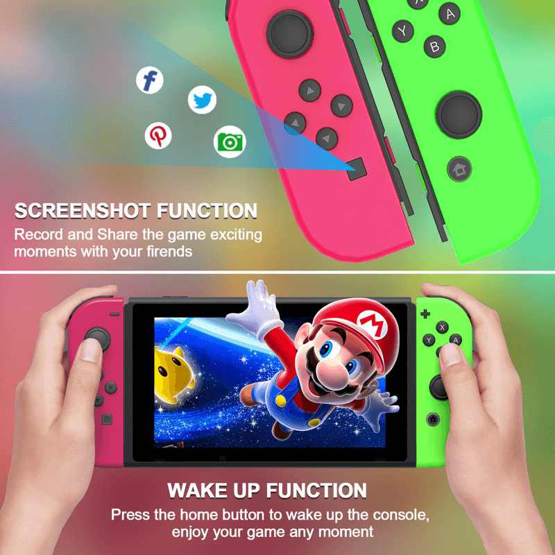 Wireless Joy Con Controller Compatible With Nintendo Switch Replacement For Switch Joy Pad 3520